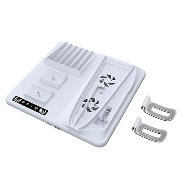 Til Slim Stand Base og Køleventilatoroplader med Controller Opladestation til Slim Tilbehør Dock