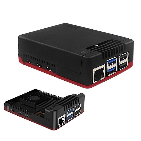 5 NEO 5 Alumiinikotelo Sisäänrakennettu 30mm PWN-tuuletin Passiiviset jäähdytysrivat 5 Kotelon kuorelle