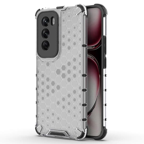 Skal för Oppo Reno12 5G PC+TPU Telefonfodral Vaxkakeform Stötdämpande Grey