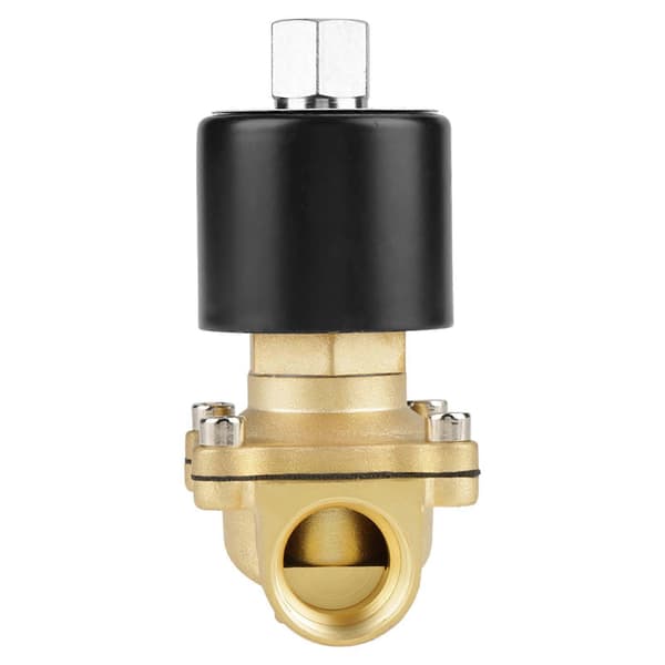 12V DC G3/4\" N/O Normalt Öppen Typ Mässing Elektrisk Magnetventil för Vatten Luft