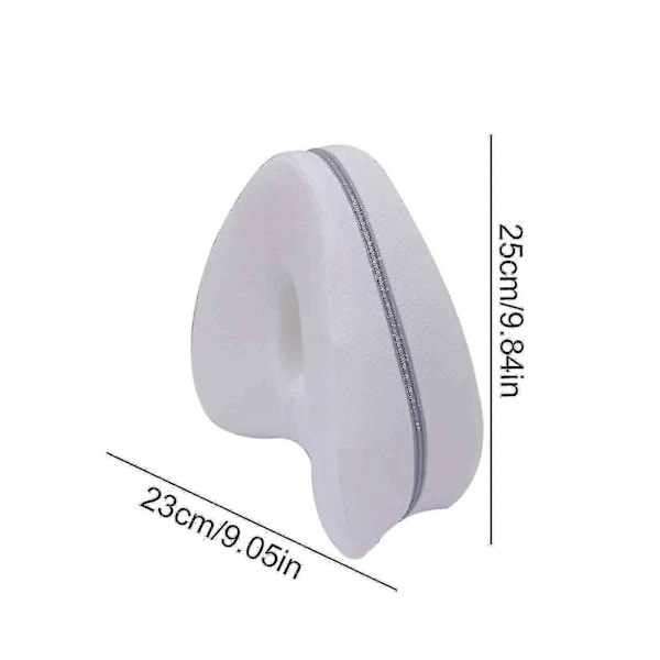 Smooth Spine Pillow, Smooth Spine Alignment Pillow - Lindrar höft- och ischiasvärk, Smooth Spine Leg Pillow, 100% Ny White