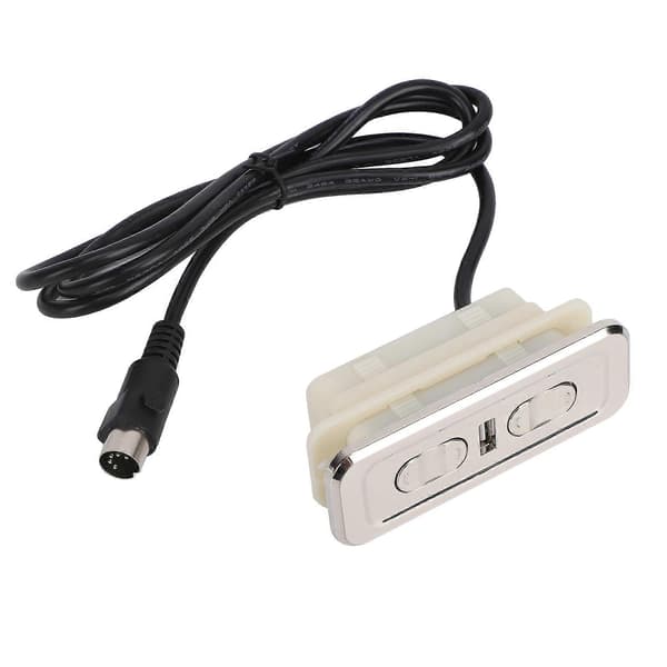5-pinners 24V Elektrisk Sofakontroller USB 2 Motor Lineær Drift Lenestolbryter for 12V/29V Elektrisk Skyvestang