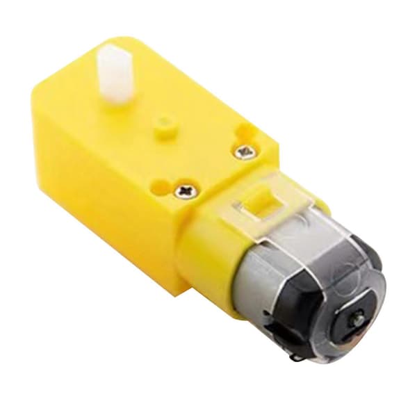 DC Växelmotor Dubbla Axlar Anti-Interferens Elektrisk Reduktionsmotor för 4-Hjulsdriven Bilrobot DC3V?6V