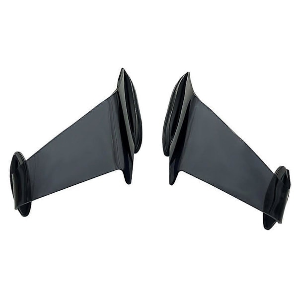 Motorsykkel Fikserte Vindvinger Aerodynamisk Kåpe for ZX10R -10R 2022-2024 Svart
