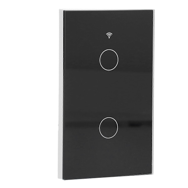 För Zigbee Tuya Fjärrkontroll Ljusbrytare Röststyrning 2-vägs Vägg Touch Brytare AC 100-240V
