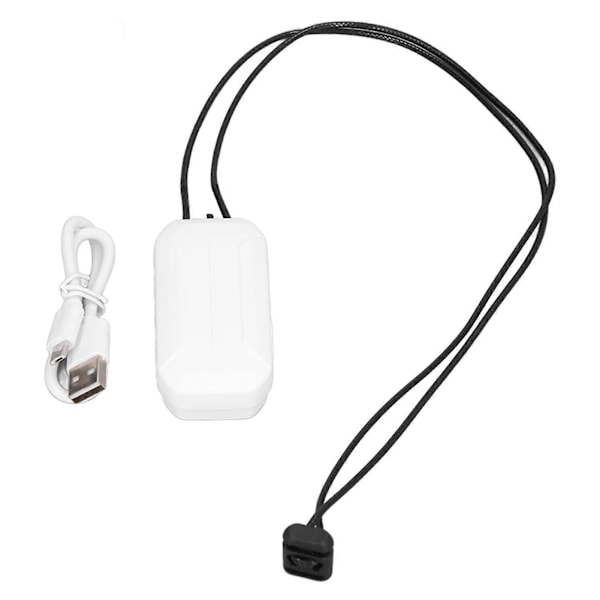 Bärbar Luftrenare 20 Miljoner USB-Laddning Multifunktionell Halsband Luftfräschare för Fest Kontor Skola Sovande