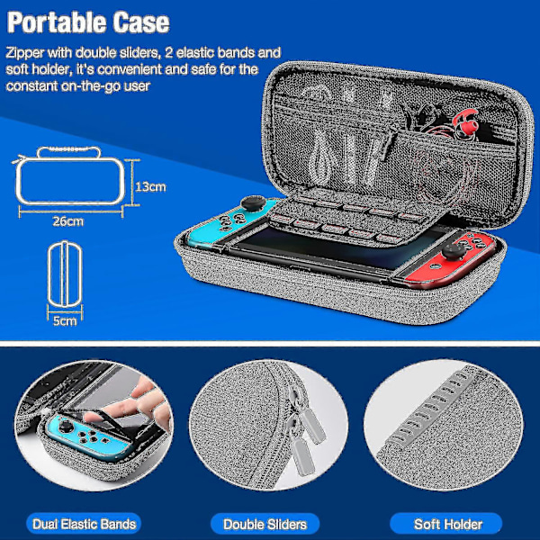 För Nintendo Switch Fodral Portabelt Handhållet Skyddande Bärväska För Nintendo Switch Konsol För Nintendo Switch Tillbehör