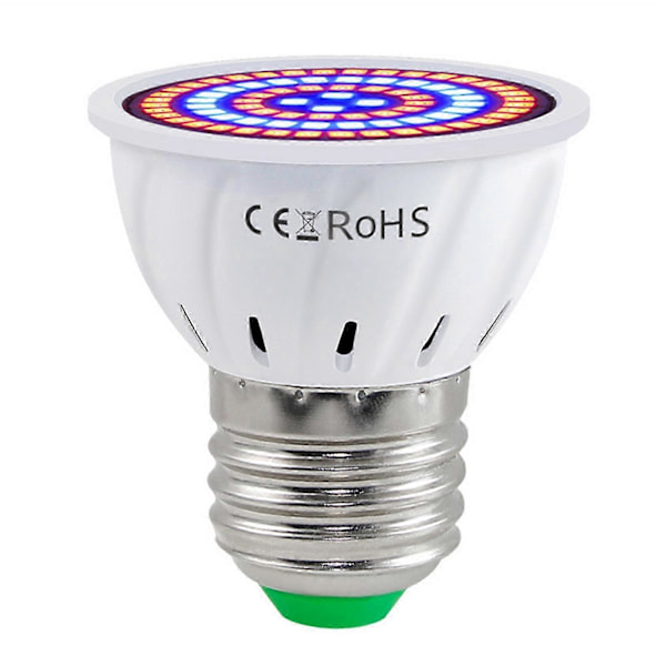 LED Växtlampa för Inomhusväxter Rött & Blått Spektrum LED Växtlampor E14 Växtlampa för Plantor Hydroponisk Suckulent Blommor Grönsaker E27 * 80 LEDs