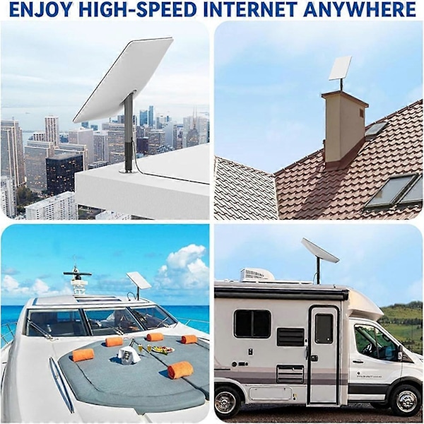 Antennemontasjesett for parabolantenne V2 Standard Activert Antenne, Antennebasemonteringssett for marine