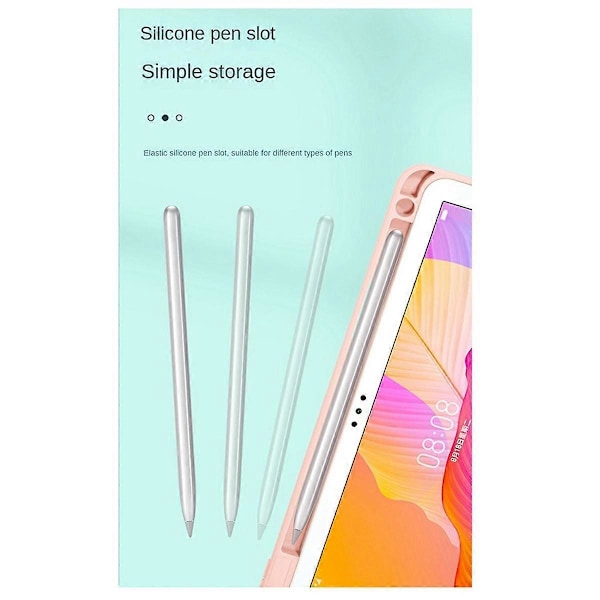Surfplattafodral för Mi Pad 6 Pro 11 tum Touchpad Bakgrundsbelyst Tangentbord med Mus Sakura Rosa