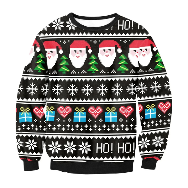 Ugly Christmas Sweater Herr Dam Tröjor 3D Rolig Söt printed Holiday Party Xmas Birthday Sweatshirts Unisex pullovers Toppar style 20 5XL