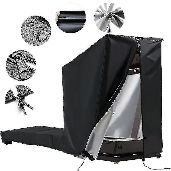Dammskydd för löpband, skydd för löpband, skyddande överdrag för löpmaskin, Oxfordtyg, inomhus- och utomhusöverdrag 206x94x170cm
