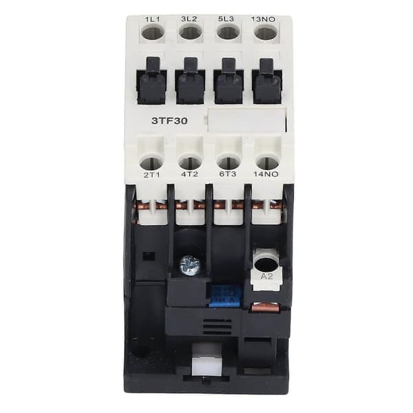 AC Kontaktor DIN-skena Montering Kretskontroll Kontaktor 220V 50Hz 9A 1 Normalt Öppen 3TF?30