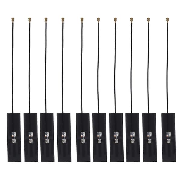 10 stk. FPC Antenne Indbygget 2 Frekvens Fleksibel til WiFi Bluetooth Router NZ?2.4G/5.8G?FPC?003