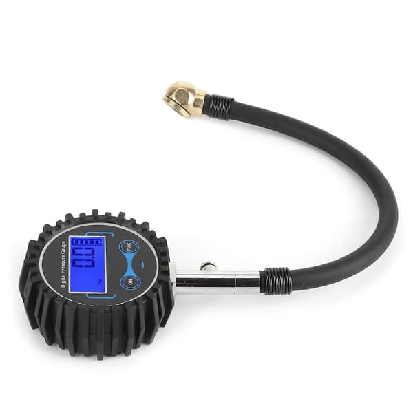 200PSI LCD Digital Dæktryksmåler Gummi Metal Universal til Motorcykler Biler Lastbiler