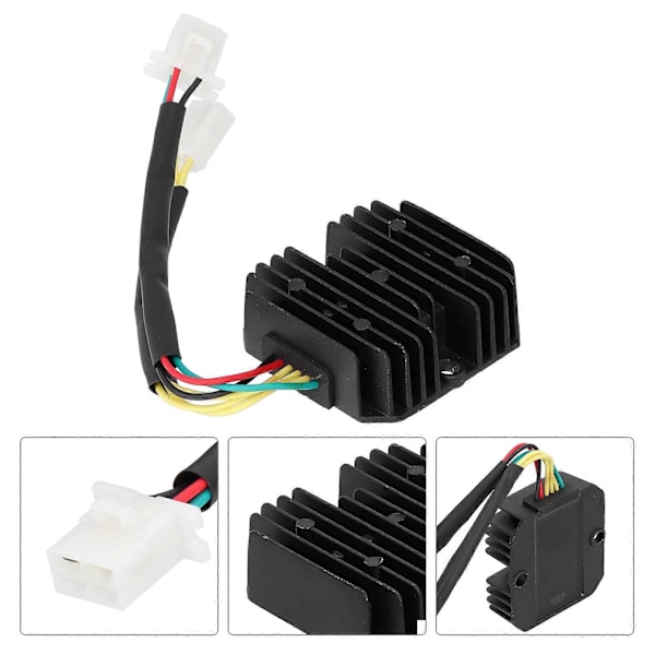 Spenning Regulator Likretter 6 Ledninger Erstatning for 250cc Scooter Moped Quad ATV