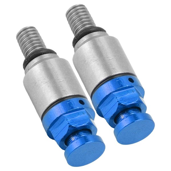 2 stk. M5x0.8 Luftudluftningsventil til Gaffel i Aluminiumlegering, Trykaflastningsventil, Erstatning for CRF150R CR125R CR250R CRF250R Blå