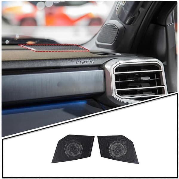 Dashboard Side Højttaler Horn Cover Trim til / Sequoia 2022-2024 Interiørtilbehør