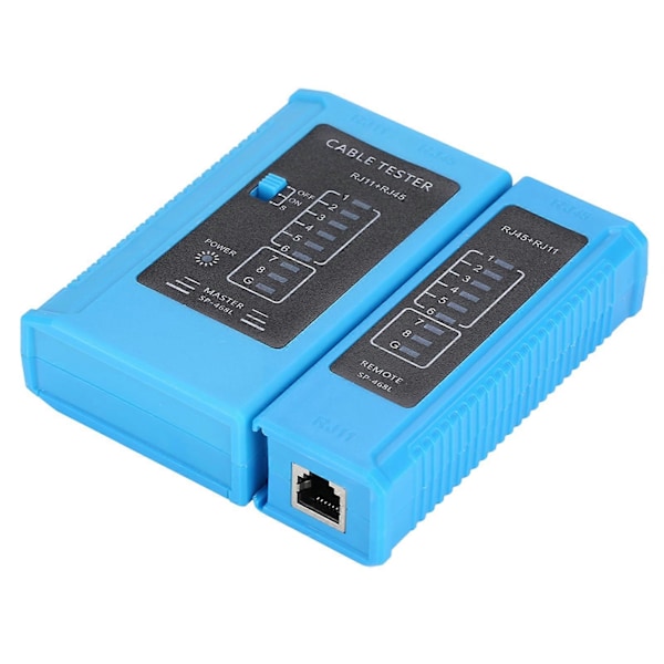 RJ45 og RJ11 Nettverkskabeltester Ethernet LAN Nettverk Testverktøy