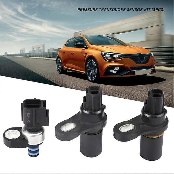 Bil Trykktransduser Sensor Kit (3 stk) Input Output Hastighetssensor for Dodge Chrysler Jeep