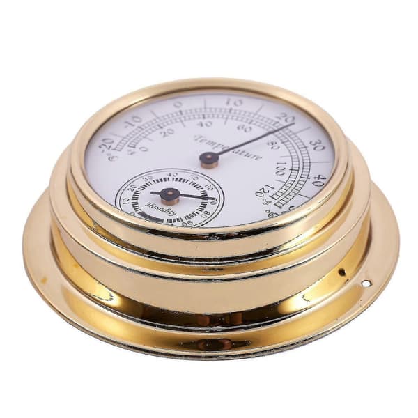 Termometer Hygrometer Barometer Ur & Klok 2 Hele Sæt Vejrstation Måler