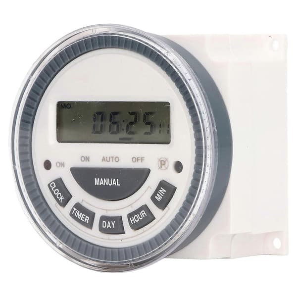 Digital Programmerbar Timer NO NC Hög Noggrannhet Tidskontroll Strömbrytare Relä AC200?250V