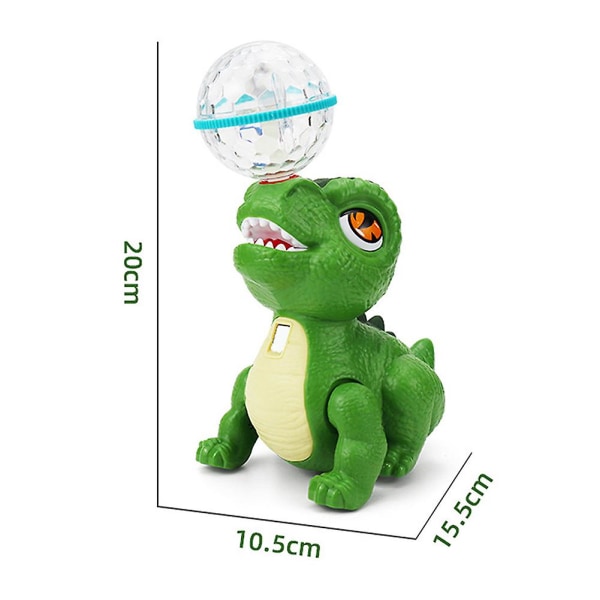 Elektrisk Dansande Dinosaurieleksak För Bebis Tålig Fallsäker Musik Ljus Leksak Perfekt Present För Pojkar Flickor
