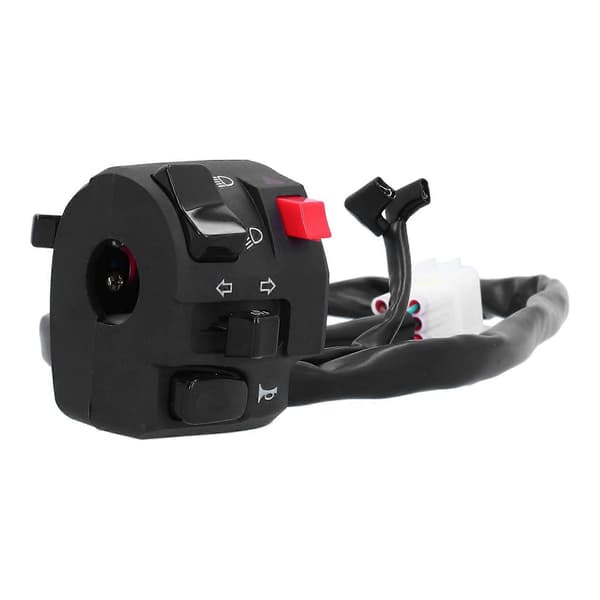 2 stk. 2,3 cm Styrkontakt Forlygte Blinklys Horn Gear Controller Universal til Motorcykel