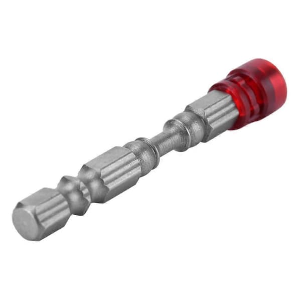 Magnetisk Kryss PH2 Skrutrekkerbits Sett for Gips Skruer 1/4inch Skaft (Rød)