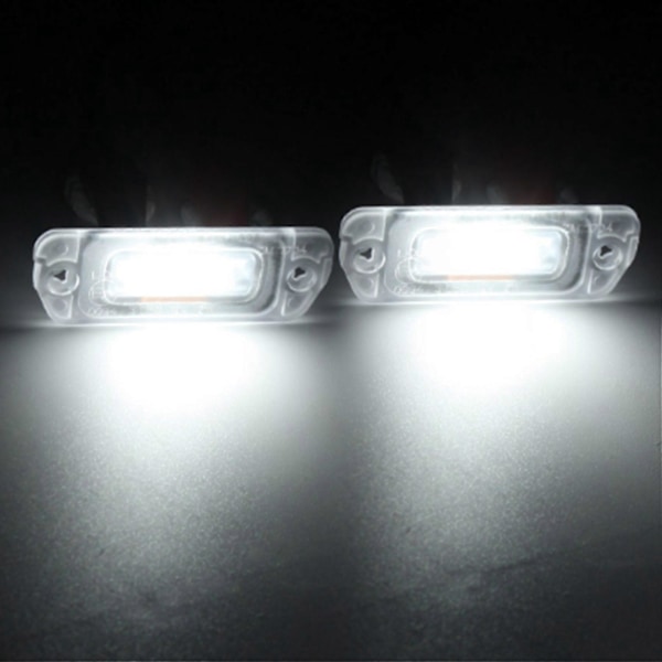 LED Nummerpladelys til Bil ML450 ML500 550 ML63 Nummerplade Lampe Hvid