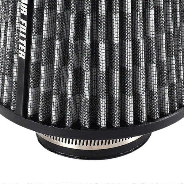 Bil Luftfilter 76MM Høj Flow Luftfilter Svampefilter 3-Tommer Carbon Mønster
