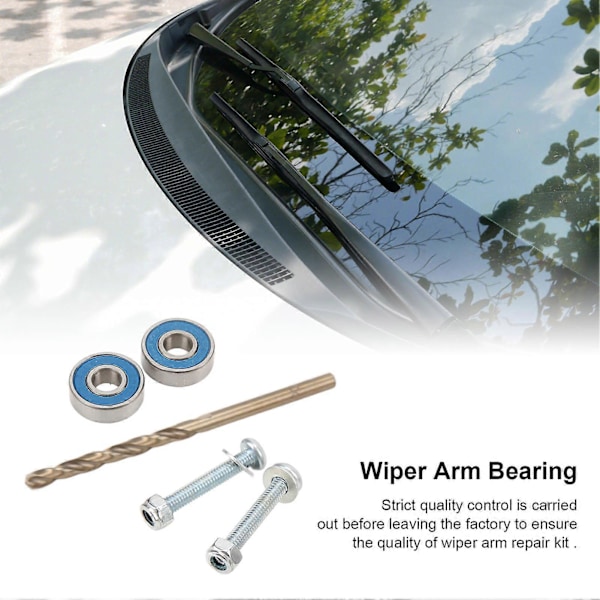 Vindrutetorkararms Reparationslager Fix Kit Bildelar 80010797 Ersättning för Scenic II 2003?2009