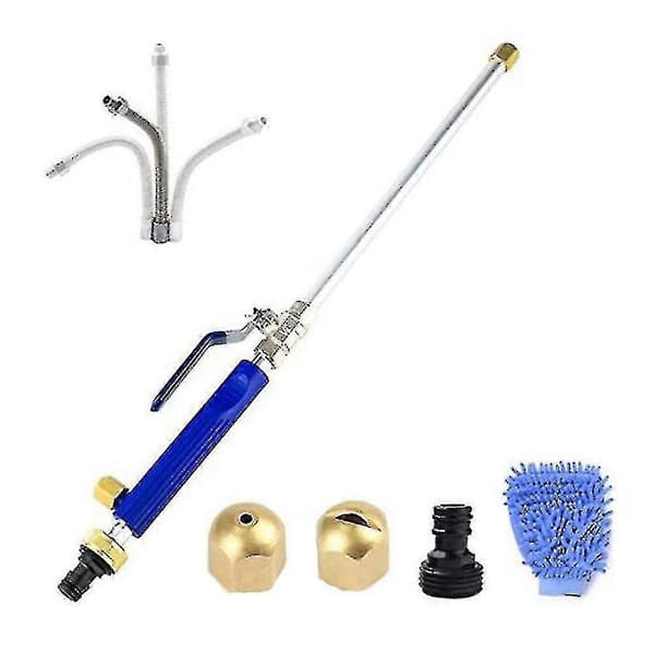 6 st Högtryckssprutpistol Set för Trädgård, Bil, Rengöring Green