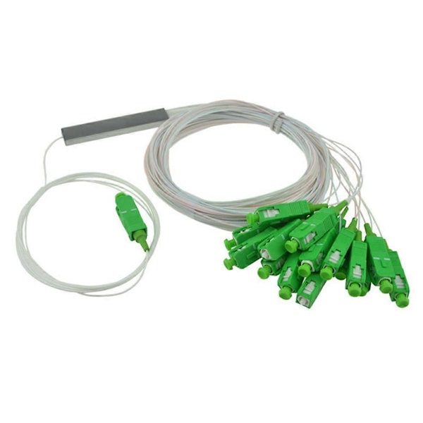 1x16 Optisk Splitter 0.9SM SC/ PLC Type Mini Fiberoptisk Splitter for Hjemmekabling Ingeniørprosjekt