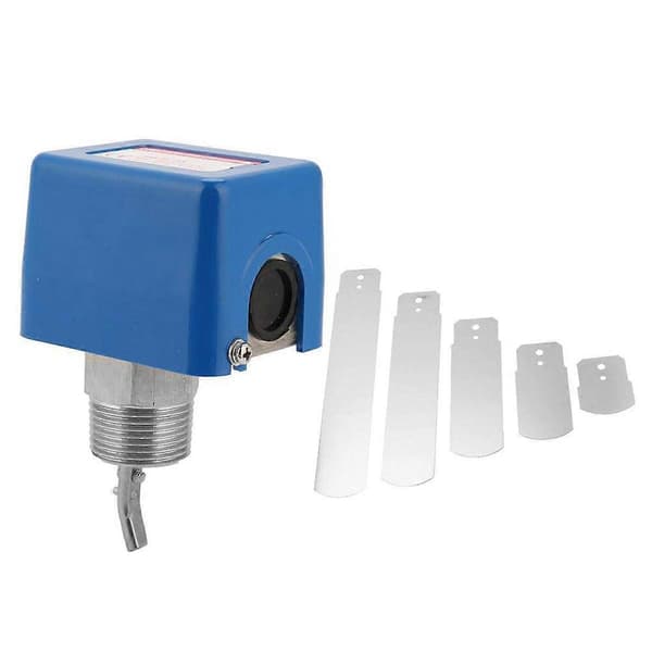 -25 1 Tomme/DN25 Flow Switch, Væskevannstrøm Paddle Kontrollbryter SPDT Kontakt 6-380V