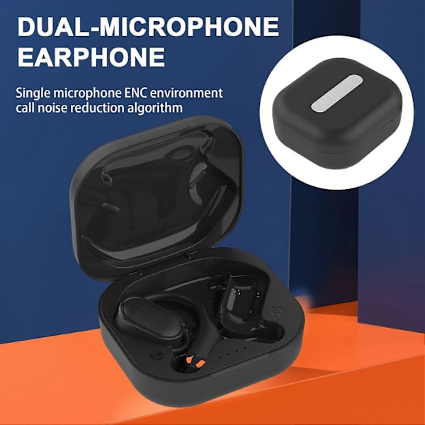 1 Sarja langattomia kuulokkeita Bluetooth-yhteensopivat nappikuulokkeet HiFi Stereo Melua vaimentavat kuulokkeet urheiluun