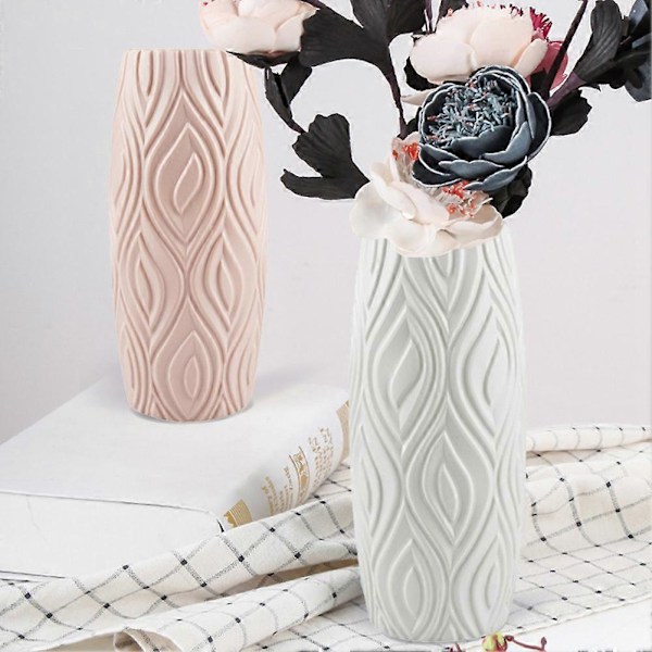 Nordisk Vase Våt Blomsterpotte Moderne Vase Robust og Polert, Holdbar Tekstur Lett å Vedlikeholde, Blå
