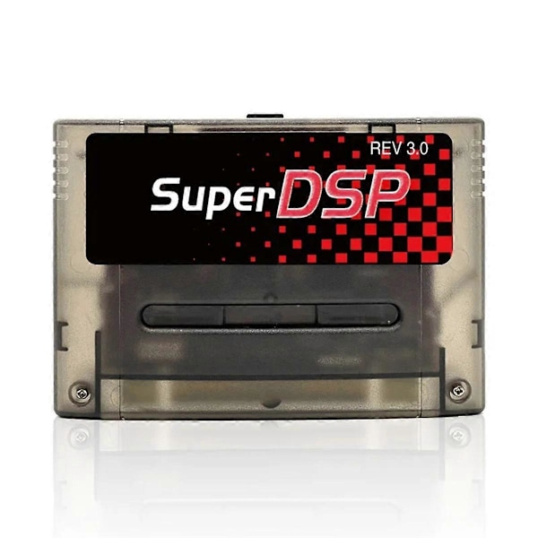 Super DSP Edition Plus 3000 in 1 3.0/3.1 Pelikortti SNES Japani/Eurooppa 16Bit Konsolille Läpinäkyvä Musta