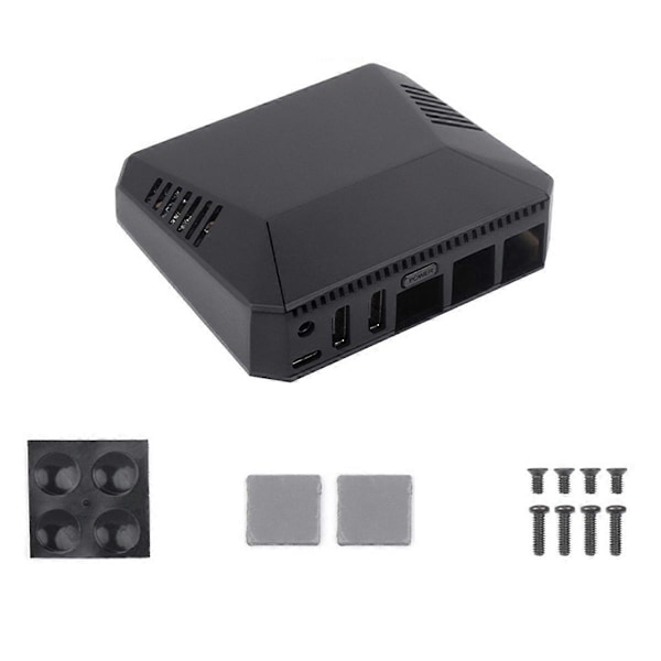 PI5-CASE--ONE Fodral med Inbyggd Aktiv Kylare för Raspberry Pi5