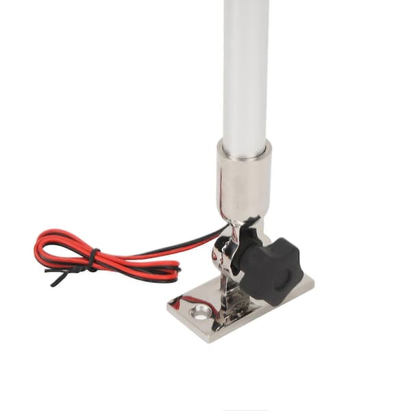Bådankerlys LED 180° Roterbar 24in Rustfri Stål Base COB Bådagterlys til Yachts Skibe Oceaner