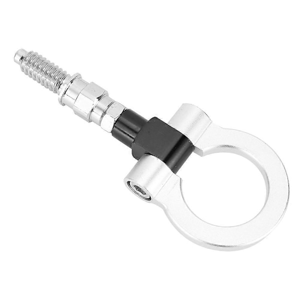 Europeisk Bil CNC Släpvagn Dragkrok Passar för 3-serien E39 E92 E91 E90 E46 E36 (Silver)