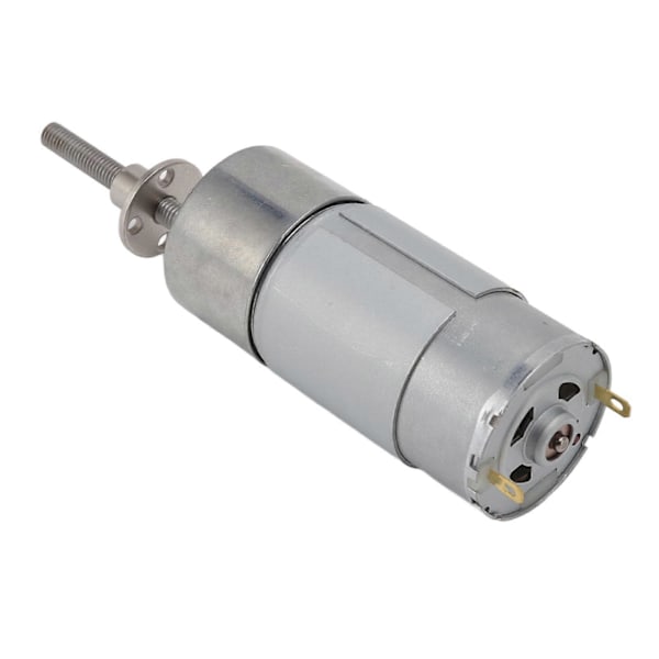 DC24V Itselukittuva kierukkavaihdemoottori, suuri vääntömomentti, nopeuden vähennysmoottori laipalla M6x50mm 320RPM