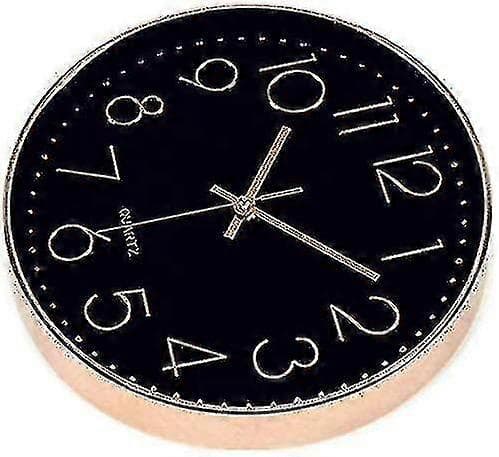 Väggklocka Tyst 30 cm Stor Icke Tickande Väggklockor För Kök Vardagsrum Sovrum Rose Gold