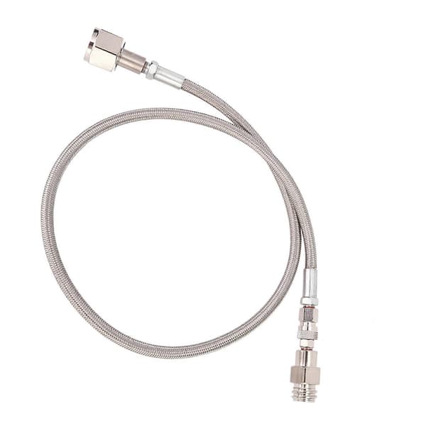 1m G1/2 Högtrycksslang CO2 till Extern CGA320 Tank Direkt Adapter (Silver)