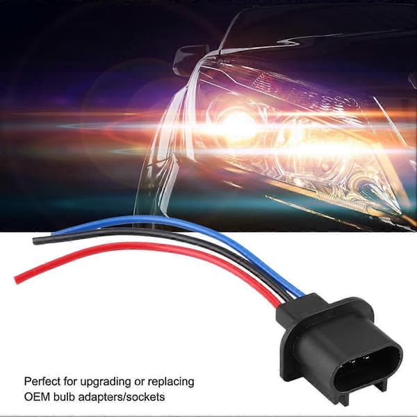 Forlygte Ledningsadapter Sokkel Sele Han med Kabel
