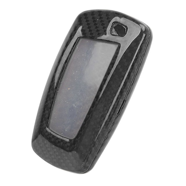 Bilnyckelskal Kolfiber Nyckellös Fjärrkontroll Fob Skyddsfodral för F20 F21 F22 F23 F22 F23 F30 F31 F10 F11 Svart