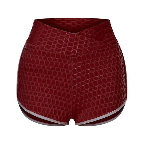 Tflycq Dam Basic Slip Cykelshorts Kompression Träningsleggings Yogashorts Byxor Red XXXXL