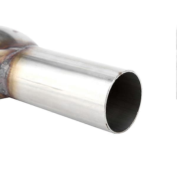 Rostfritt Stål Dubbel 1.5'' ID Inlopp Enkel 1.75'' OD Utlopp Avgas Samlingsrör