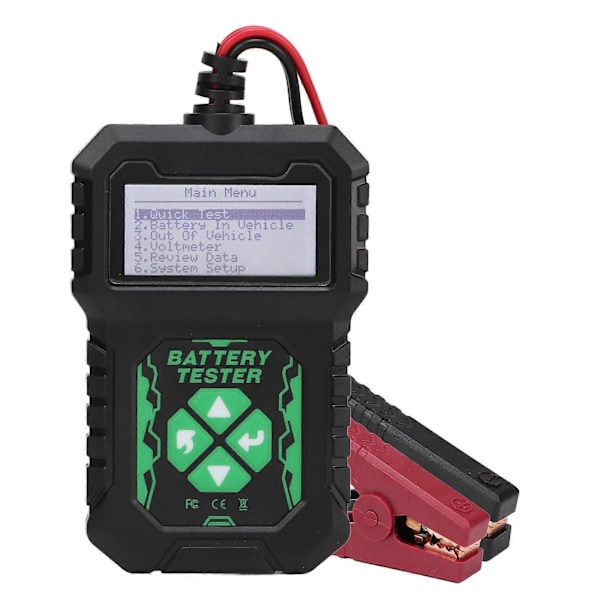 Batteritester 12V 100 til 2000CCA Batteribelastningsanalysator Startlade Testverktøy for Bil Lastebil Marine Motorsykkel SUV
