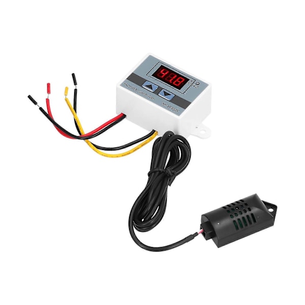 Digital Fuktighetskontrollmodul LED Hygrometer Sensor Kontrollbrytare 0~99% RH XHW3005 24V